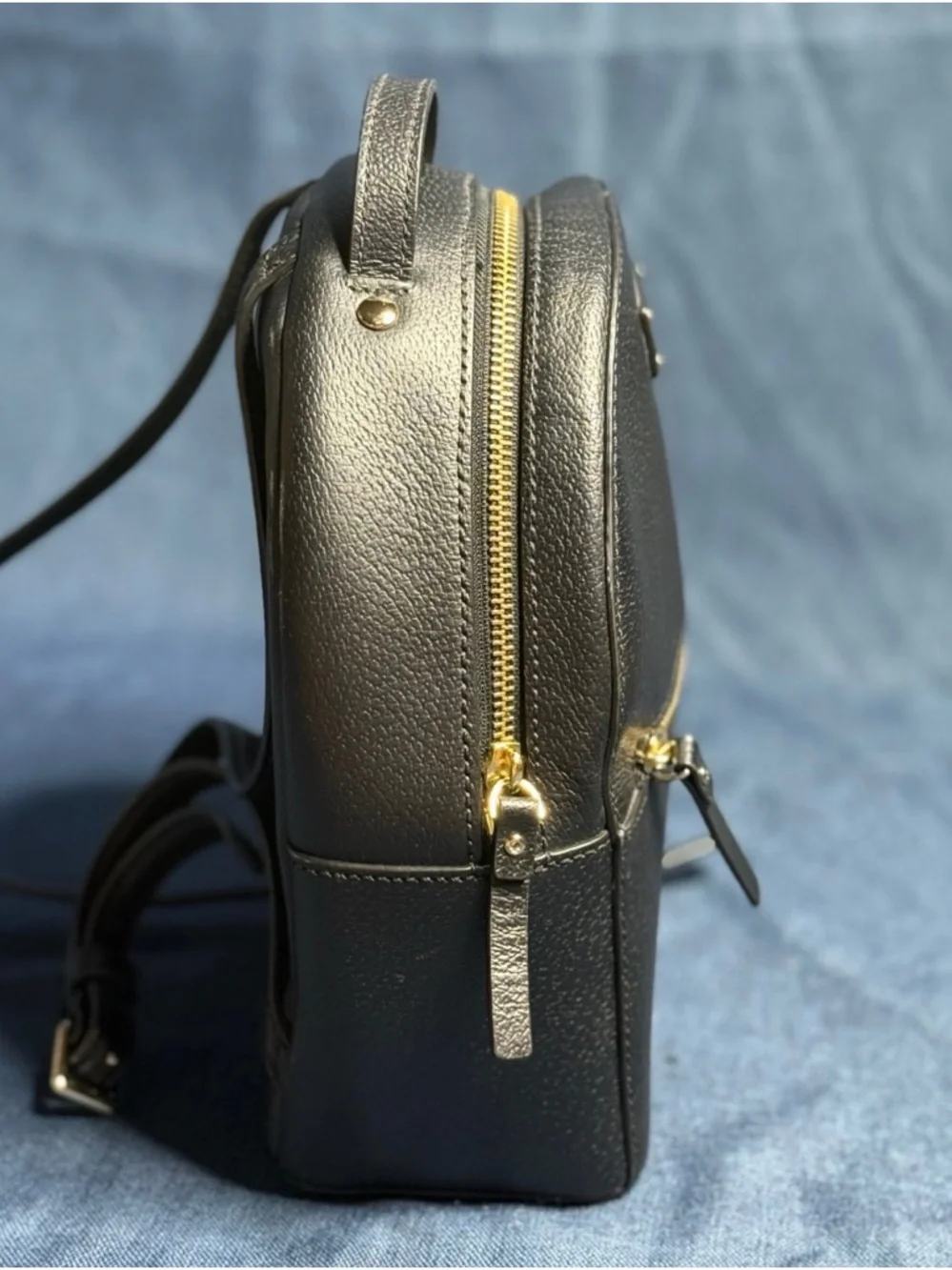 Kate Spade New York Grove Street Sammi Black Leather mini backpack